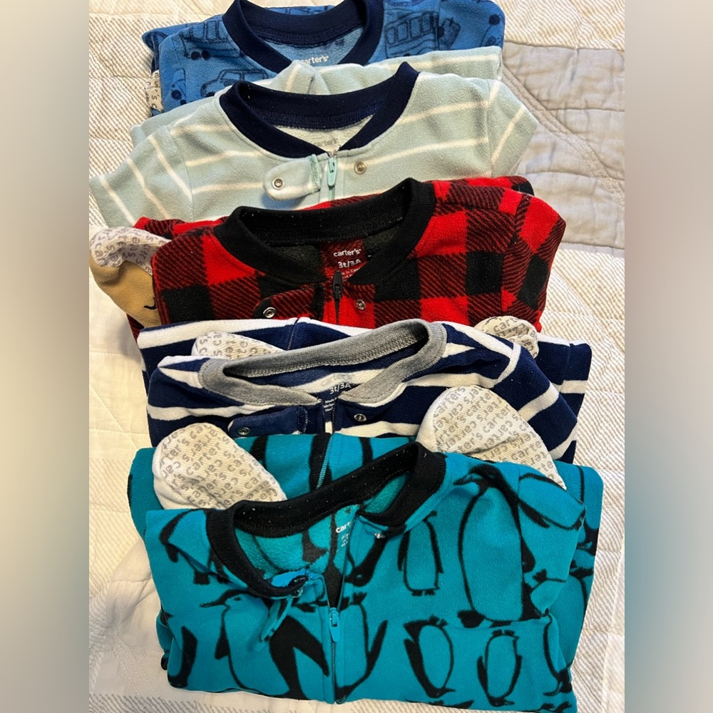 Fleece footies bundle